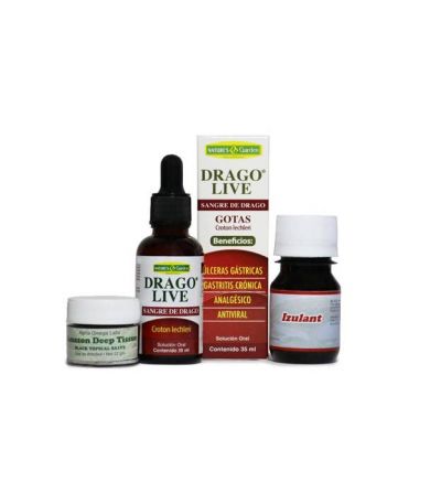 Cansema Salve Deep Tissue (22 g.) with Sangre de Drago (1 fl. oz.) and Izulant (1 fl. oz.) Analgesic Ant Tincture