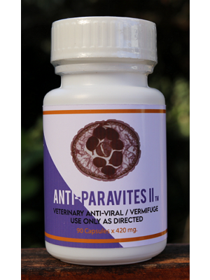 Anti-Paravites II (90 Capsules x 420 mg -- each capsule contains 25 mg. of ivermectin.)