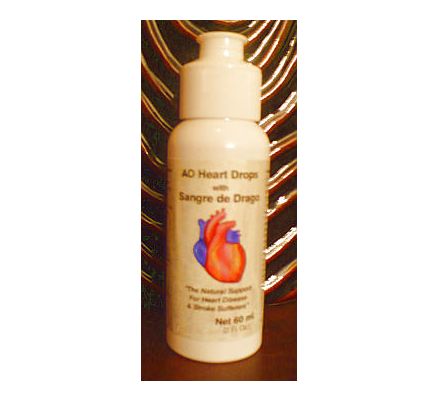 AO Heart Drops with Sangre de Drago  60ml (2fl.oz--80doses)