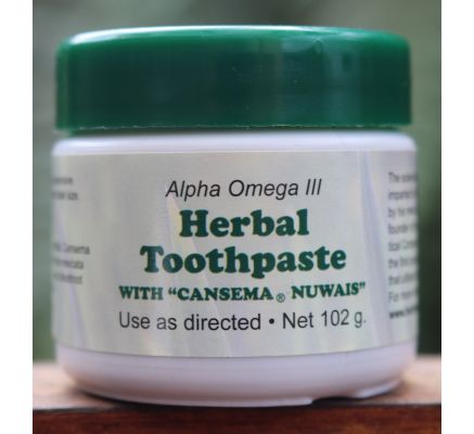 Alpha Omega III Herbal Toothpaste (102g)  - ORIGINAL